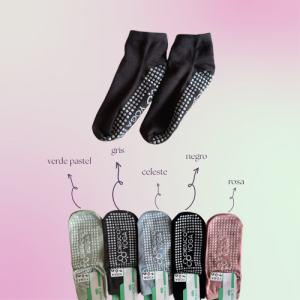 calcetas antideslizantes tobi (x12 unidades)